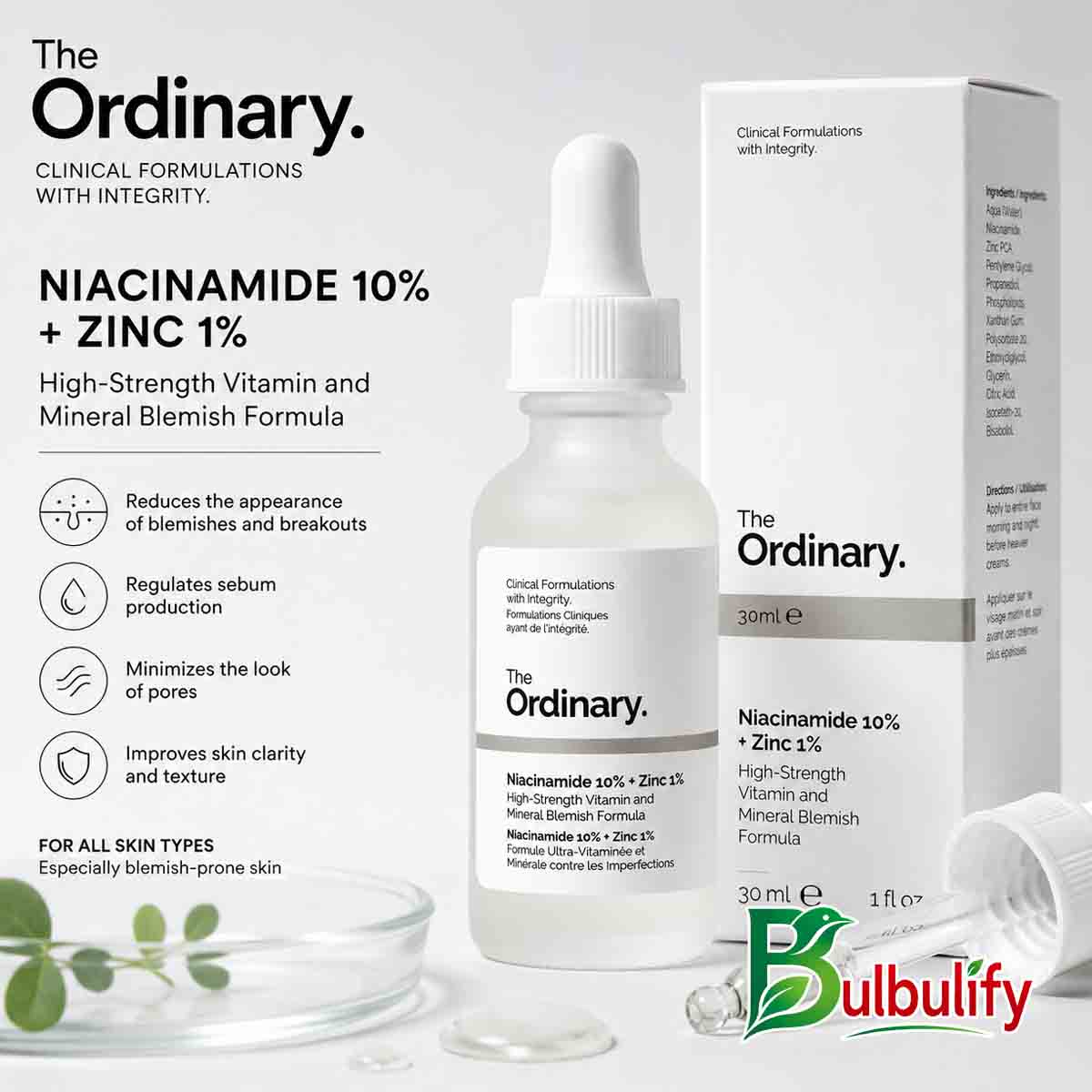 The Ordinary Niacinamide Zinc  Serum